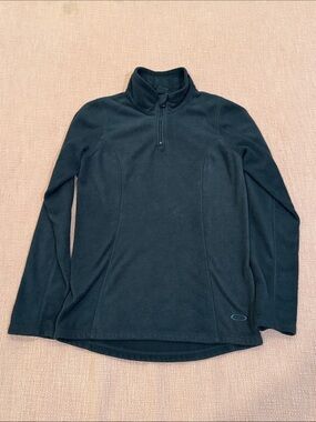 Oakley Black wm’s Quarter-Zip Performance Fleece